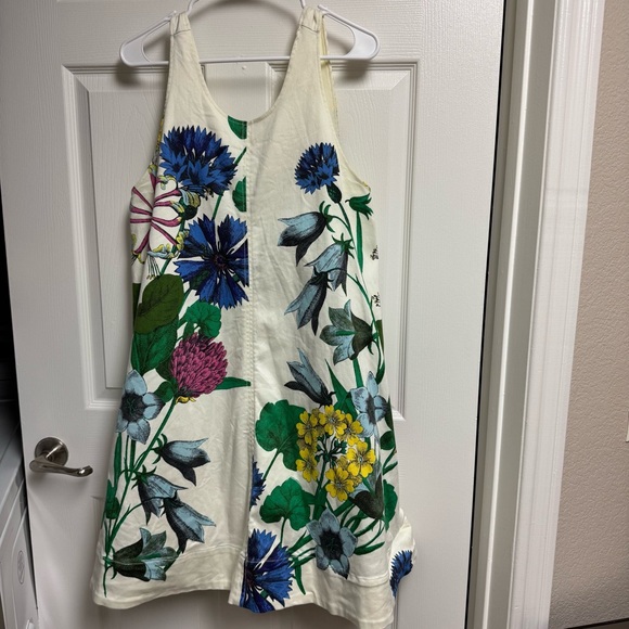 Anthropologie The Keiko Mini Swing Dress by Maeve Size XL Floral Print Pockets - Picture 2 of 10